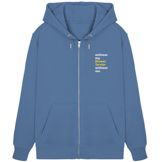without my biewer terrier - Organic Zipper
