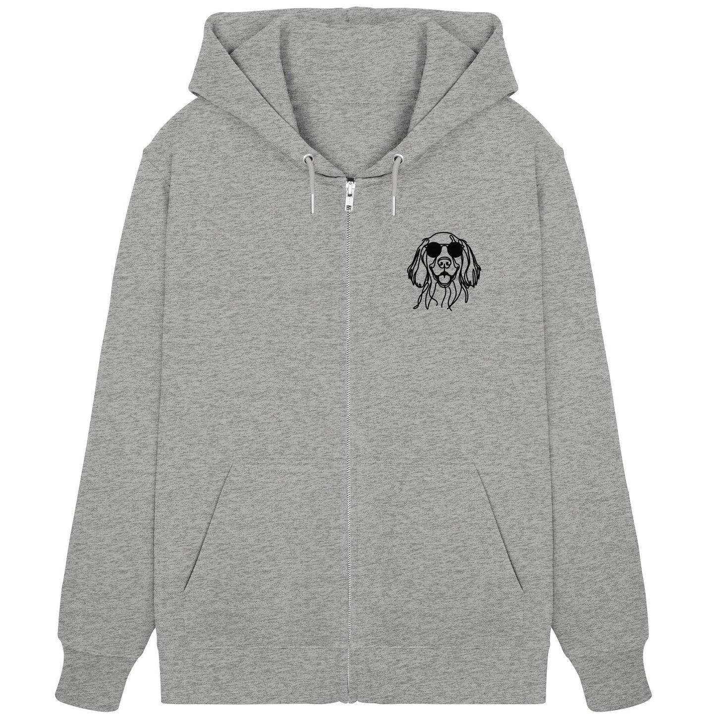 Line Art - Cooler Irish Setter - Organic Zipper
