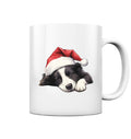 X-mas Border Collie - Tasse glossy