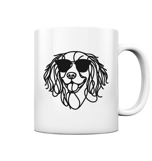 Line Art - Cooler English Springer Spaniel - Tasse glossy