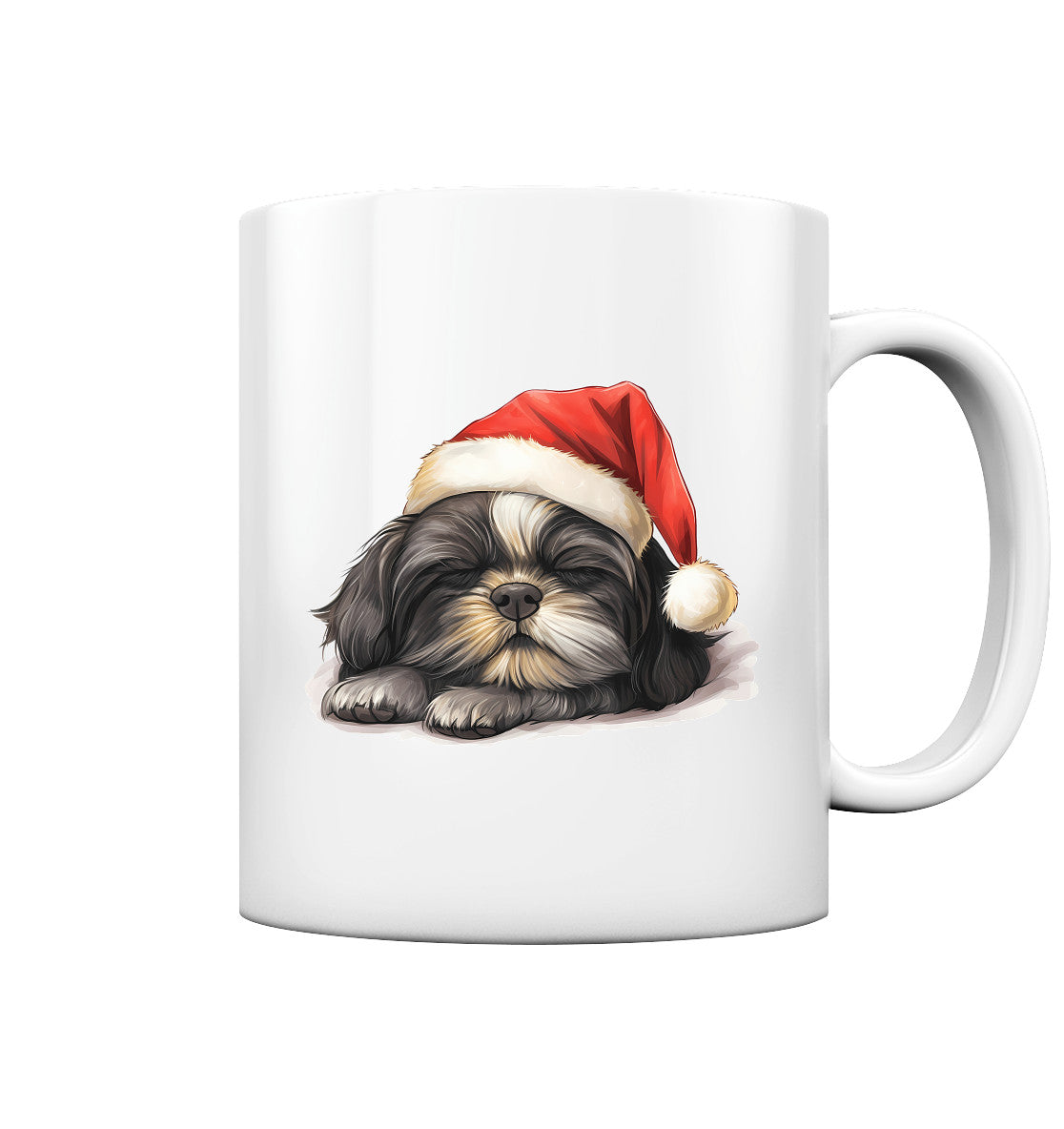 X-mas Shih Tzu - Tasse glossy