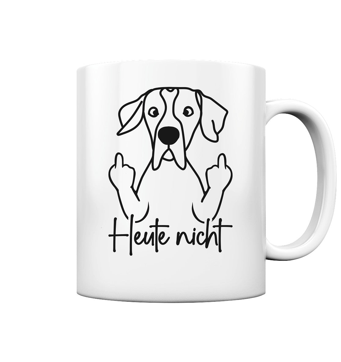 Heute nicht - English Pointer - Tasse glossy