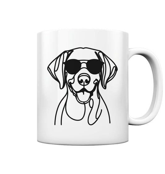 Line Art - Cooler Deutsch Kurzhaar - Tasse glossy