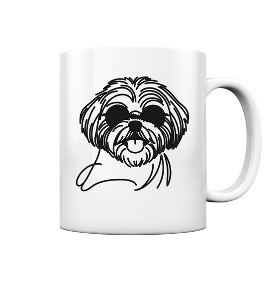 Line Art - Cooler Shih Tzu - Tasse glossy