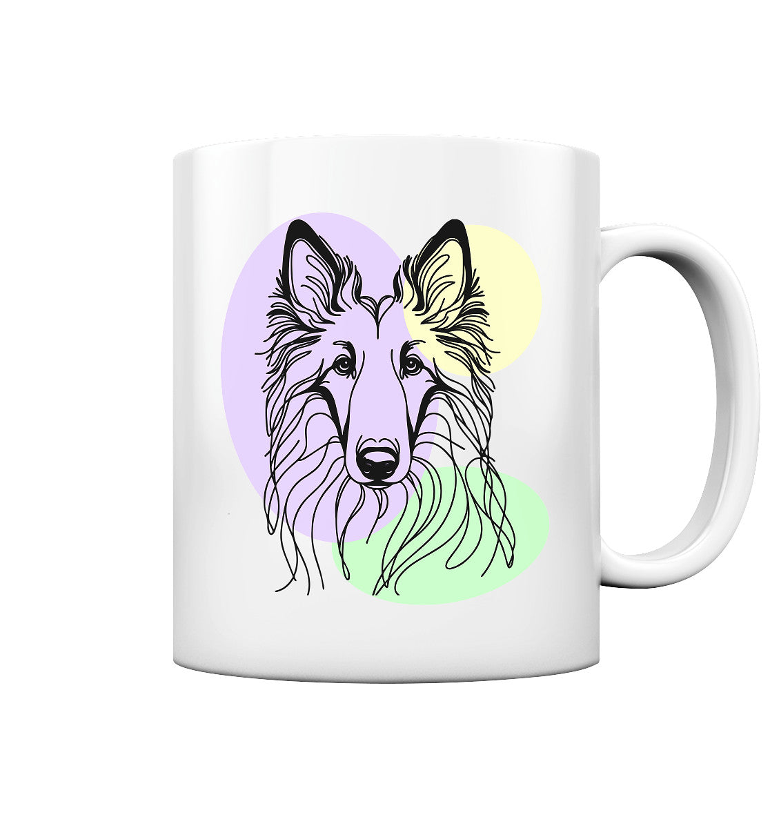Line Art - Süßer Tervueren - Tasse glossy