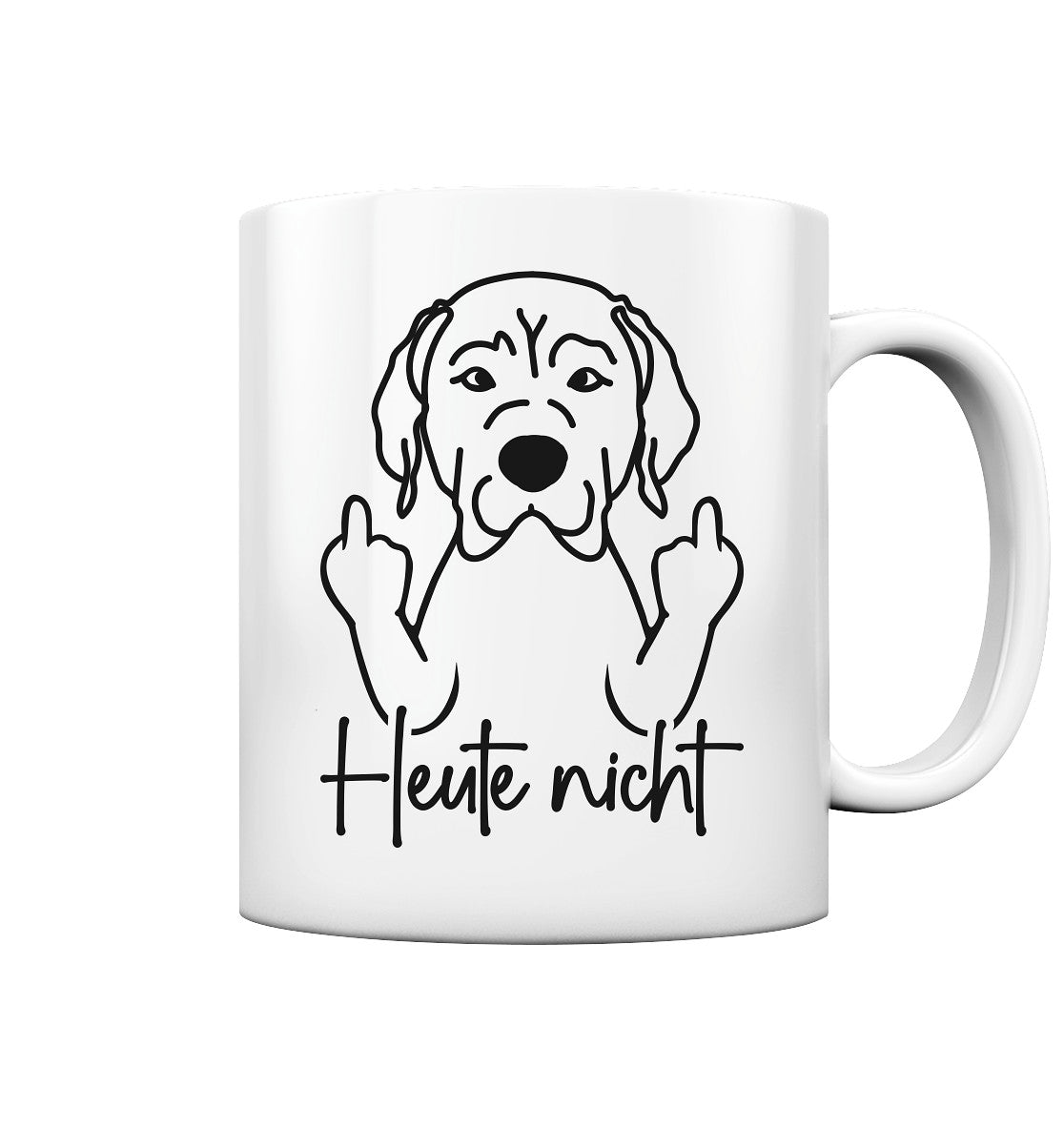 Heute nicht - Rhodesian Ridgeback - Tasse glossy