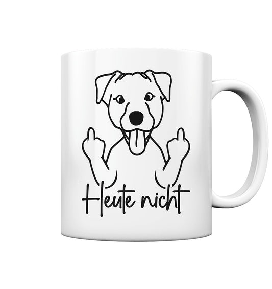 Heute nicht - Jack Russell - Tasse glossy