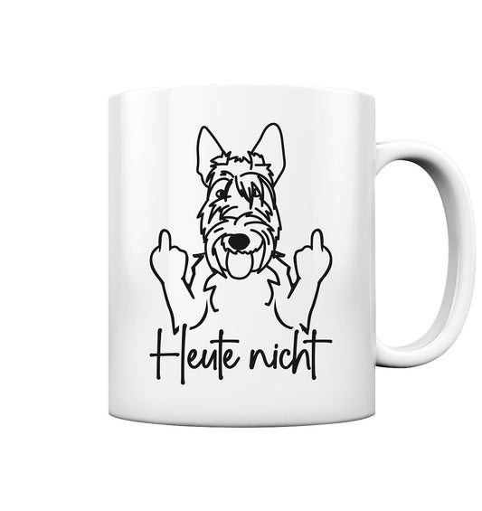 Heute nicht - Scottish Terrier - Tasse glossy