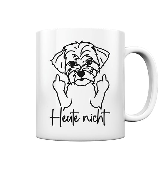 Heute nicht - Shih Tzu - Tasse glossy