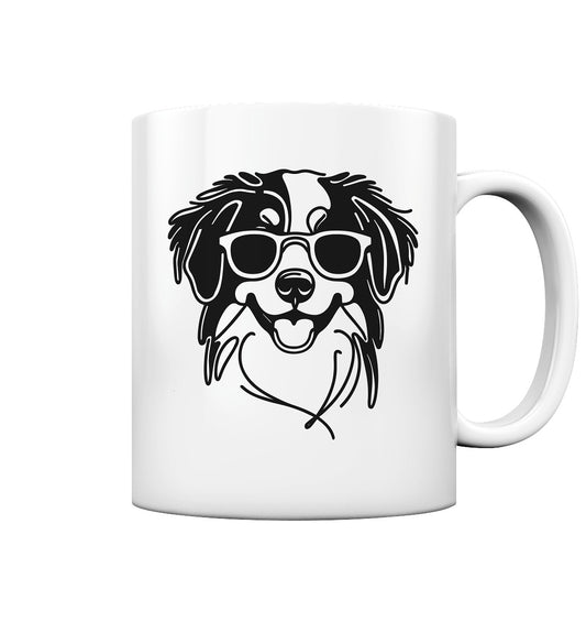 Line Art - Cooler Kooikerhondje - Tasse glossy