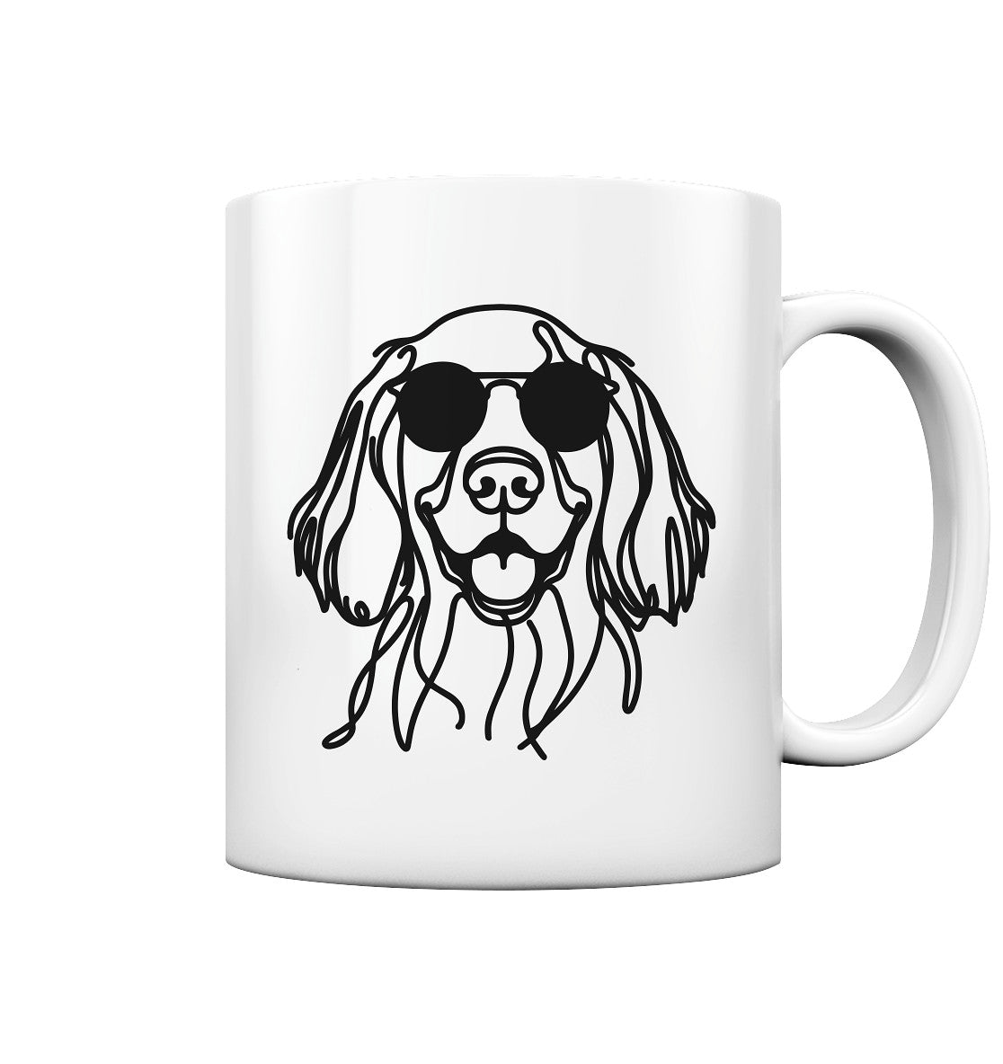 Line Art - Cooler Irish Setter - Tasse glossy