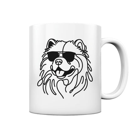 Line Art - Cooler Chow Chow - Tasse glossy