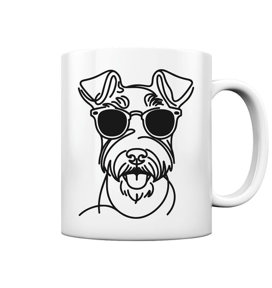 Line Art - Cooler Irish Terrier - Tasse glossy