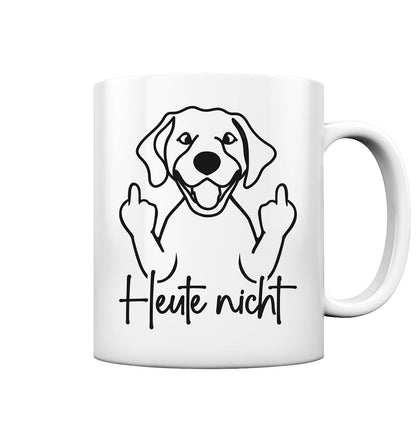 Heute nicht - Labrador - Tasse glossy