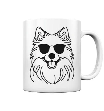 Line Art - Cooler Islandhund - Tasse glossy