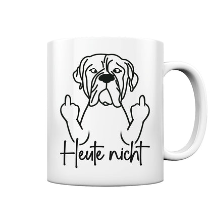 Heute nicht - Bullmastiff - Tasse glossy