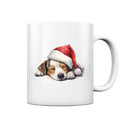 X-mas Jack Russell - Tasse glossy