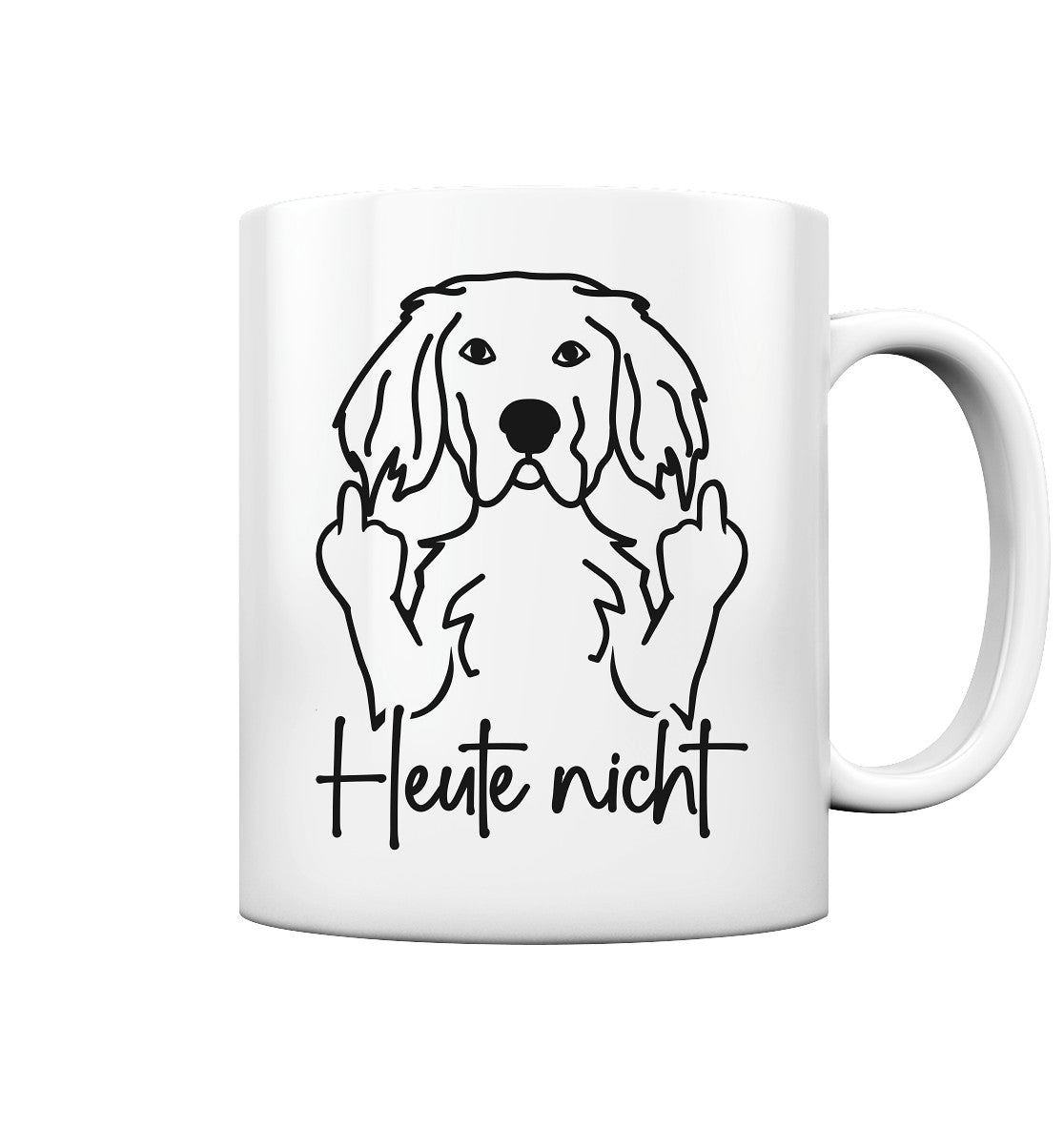 Heute nicht - English Setter - Tasse glossy