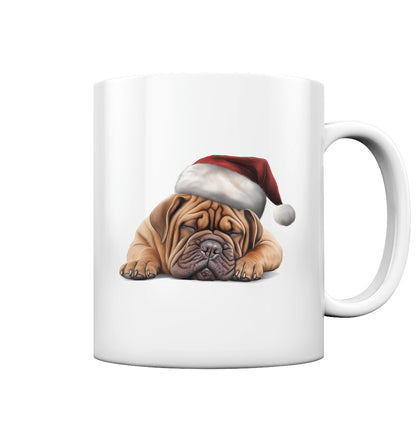 X-mas Bordeauxdogge - Tasse glossy