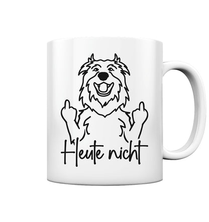 Heute nicht - Australian Shepherd - Tasse glossy