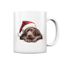 X-mas Labrador braun - Tasse glossy