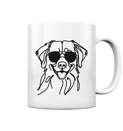 Line Art - Cooler Nova Scotia Duck Tolling Retriever - Tasse glossy