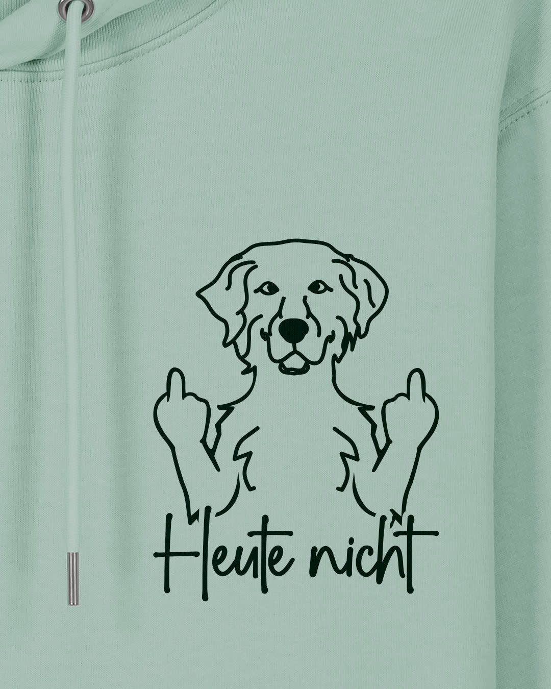 Heute nicht - Golden Retriever - Motiv