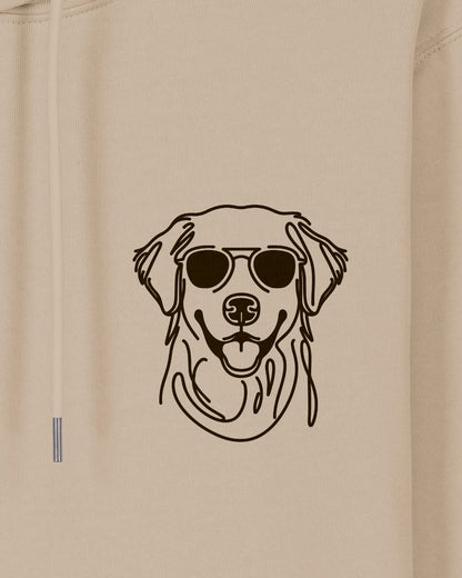Line Art - Cooler Golden Retriever - Motiv