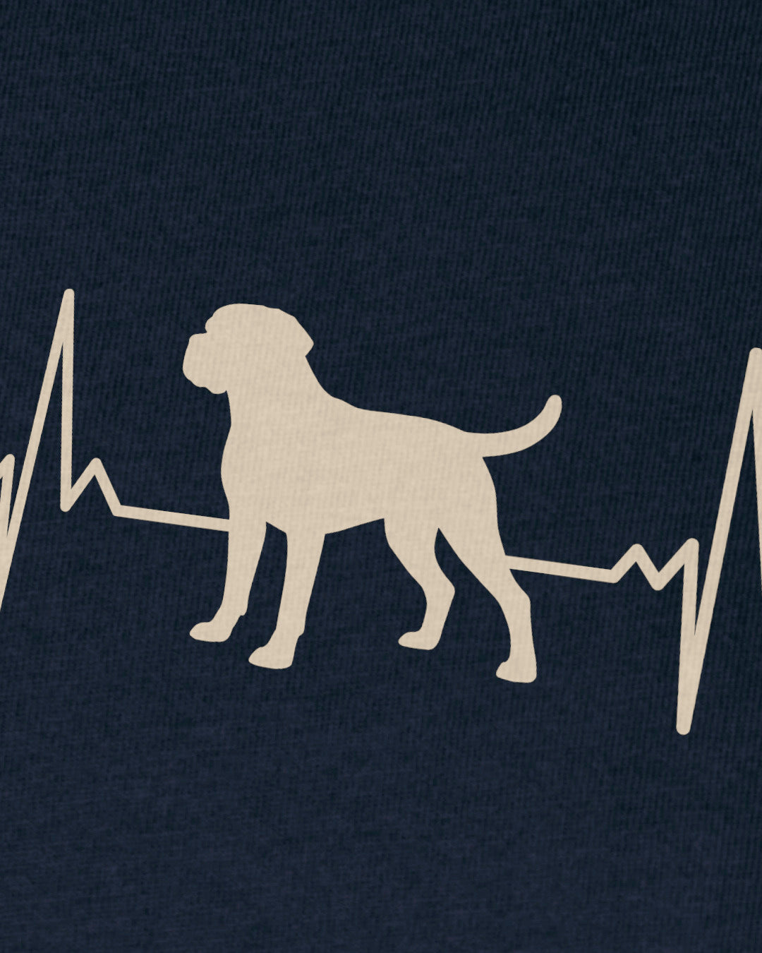 Motiv nah - Herzschlag Bullmastiff