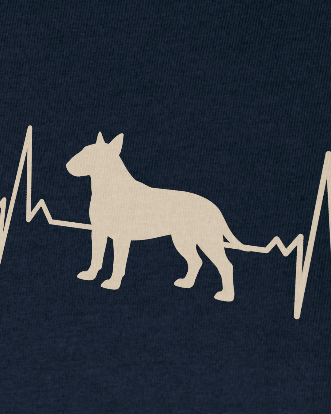 Motiv nah - Herzschlag Bullterrier