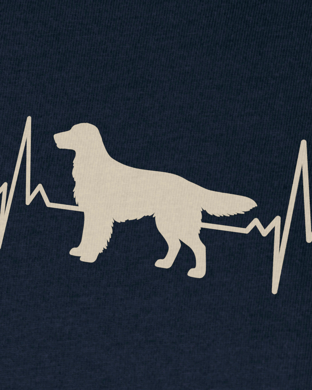 Motiv nah - Herzschlag Flat Coated Retriever