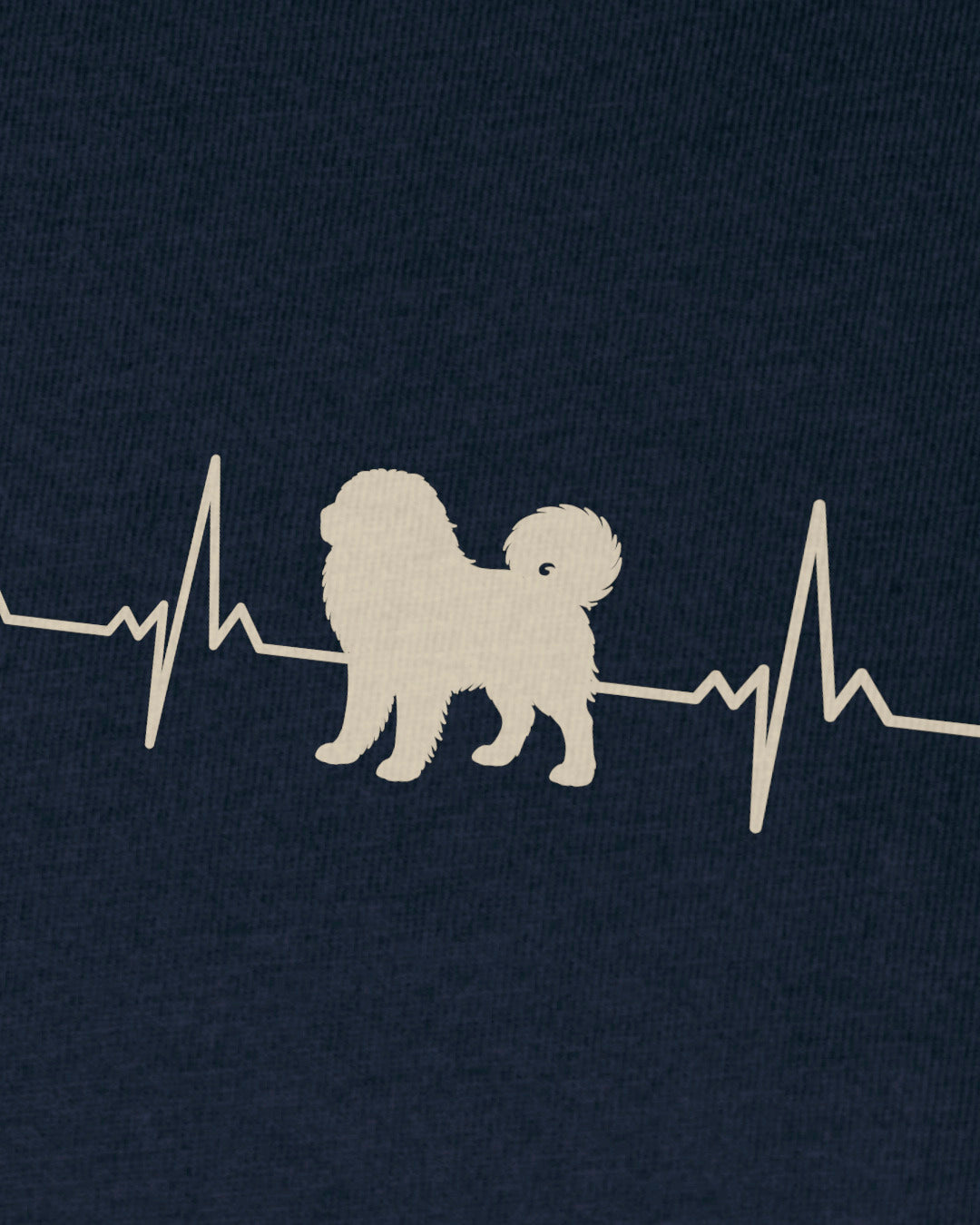 Herzschlag Tibetdogge - Organic Hoodie