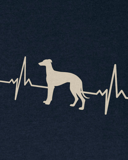 Herzschlag Windhund - Organic Basic Unisex Sweatshirt
