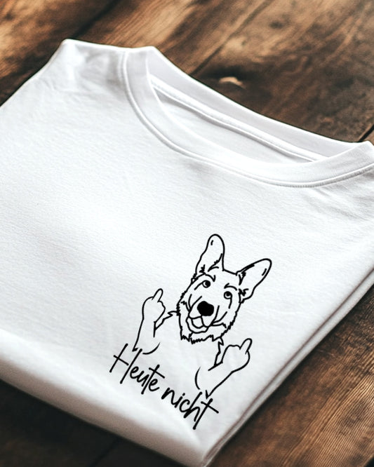 Heute nicht - Deutscher Schäferhund - Motiv