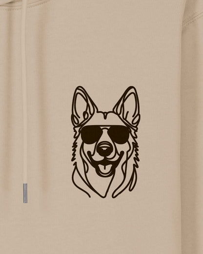 Line Art - Cooler Holländischer Schäferhund - Motiv