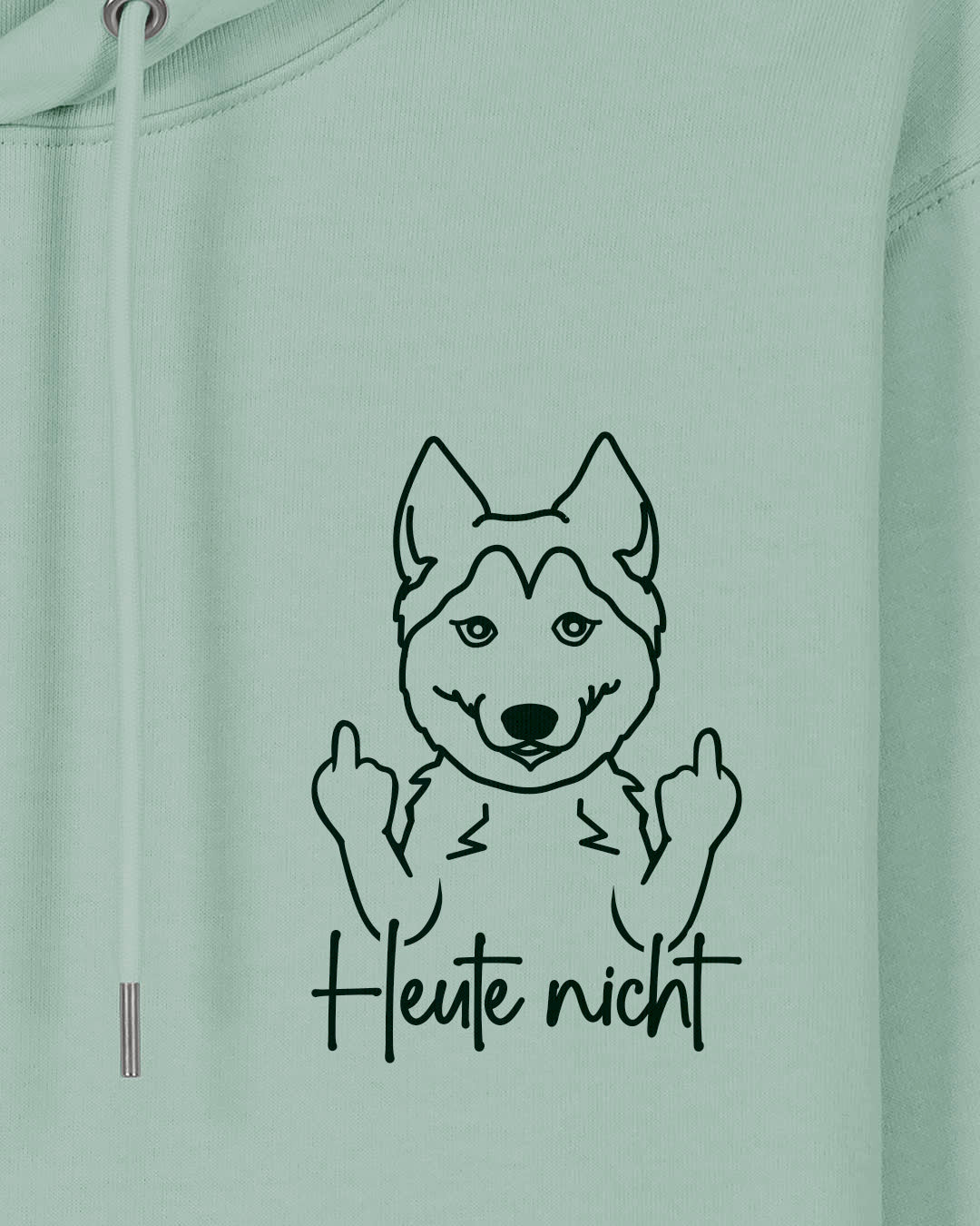Heute nicht - Husky - Motiv