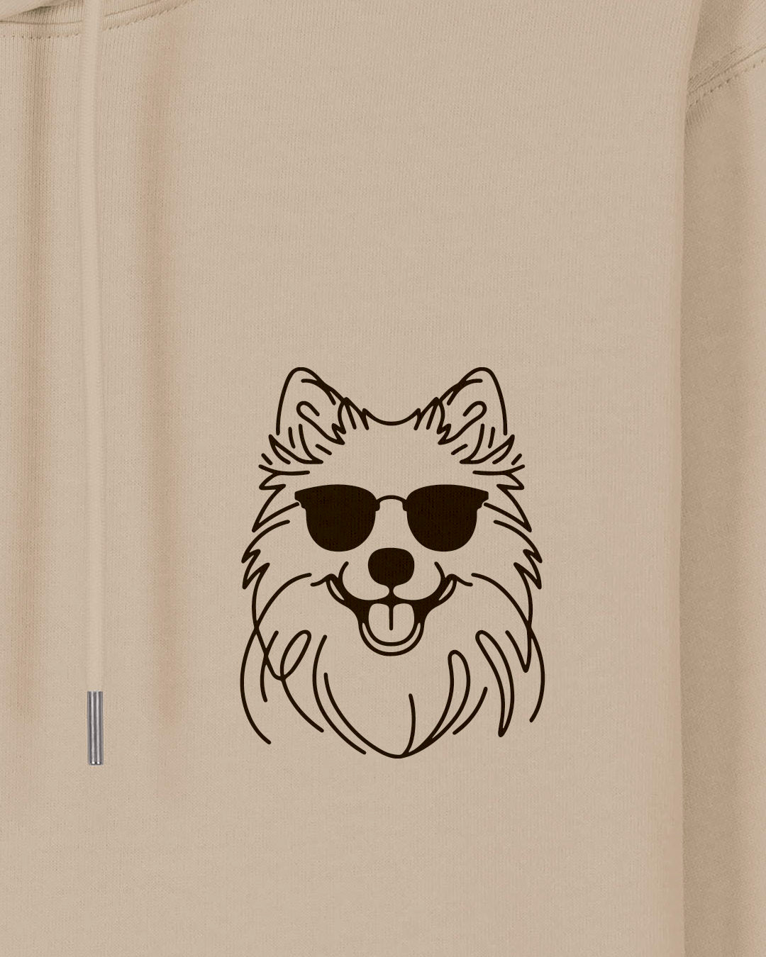 Motiv nah - Line Art - Cooler Islandhund