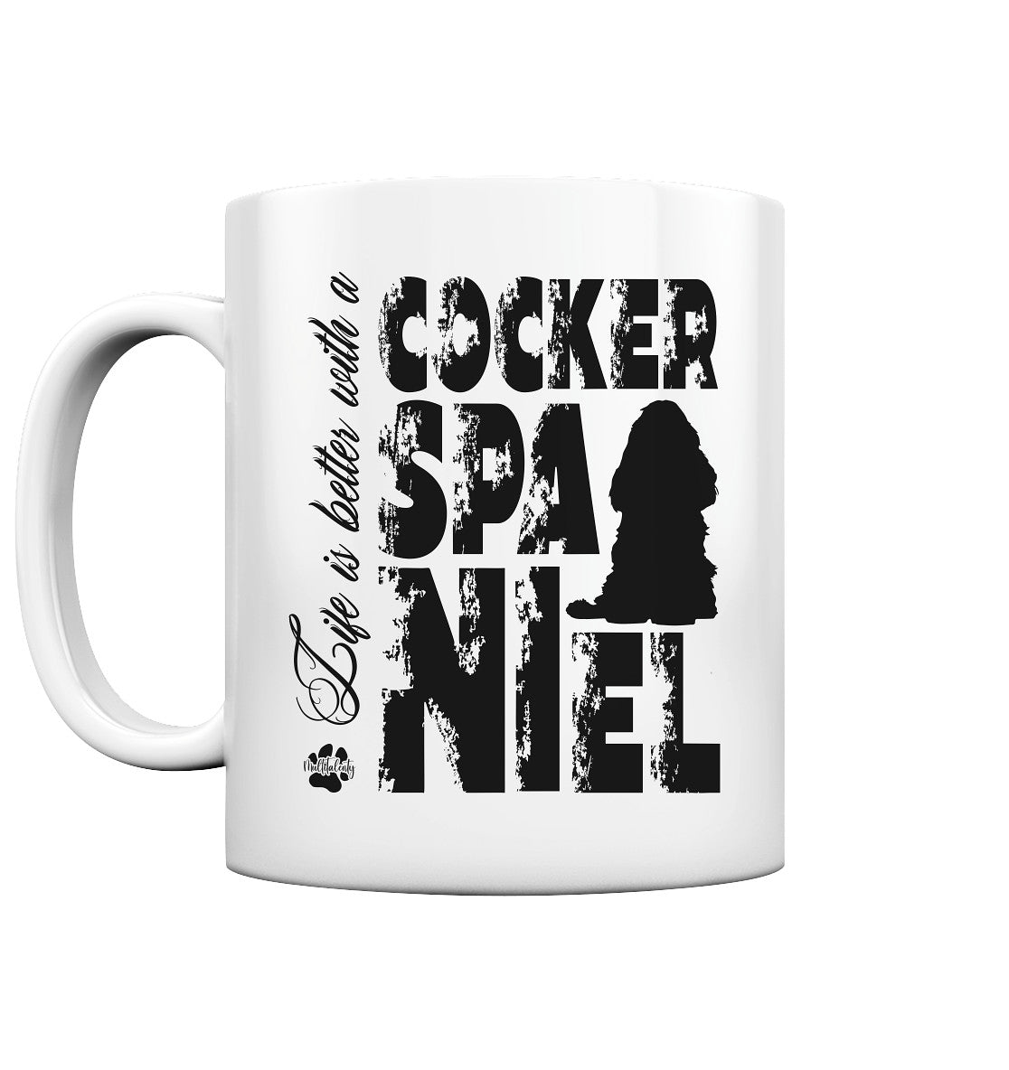 Life is better with a Cocker Spaniel - Tasse glossy - Multitalenty