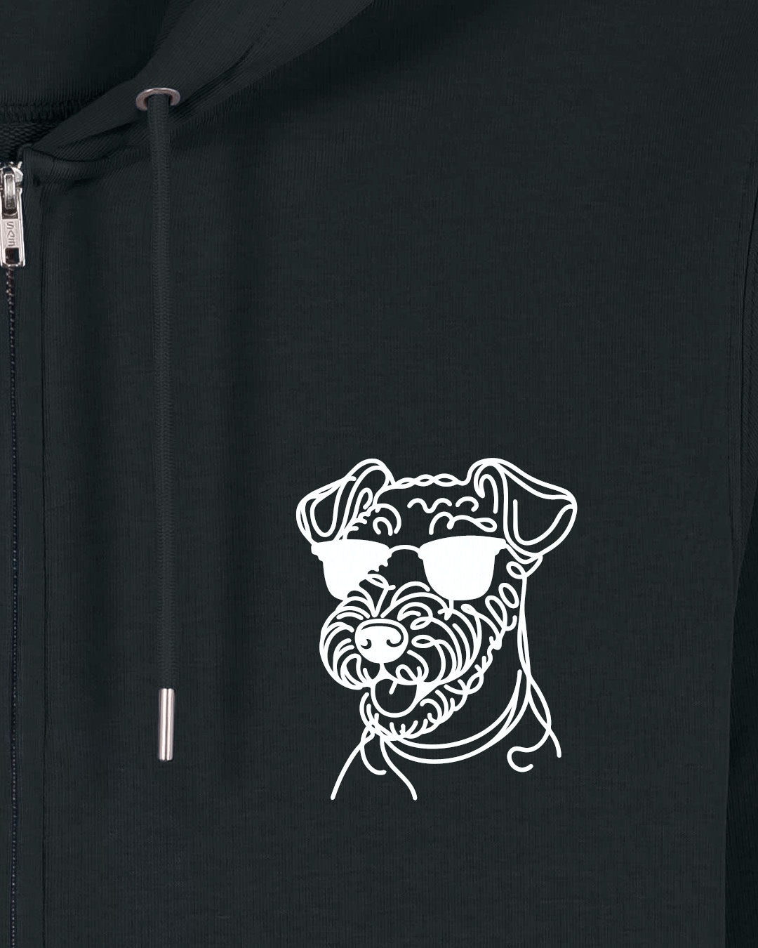 Line Art - Cooler Airedale Terrier - Motiv