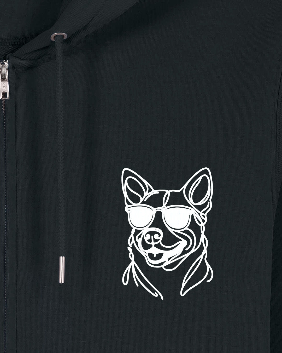 Line Art - Cooler Australian Cattle Dog - Motiv