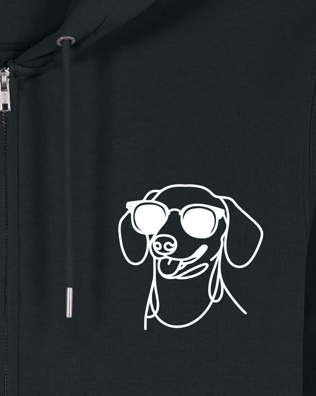 Line Art - Cooler Dackel (Kurzhaar) - Motiv