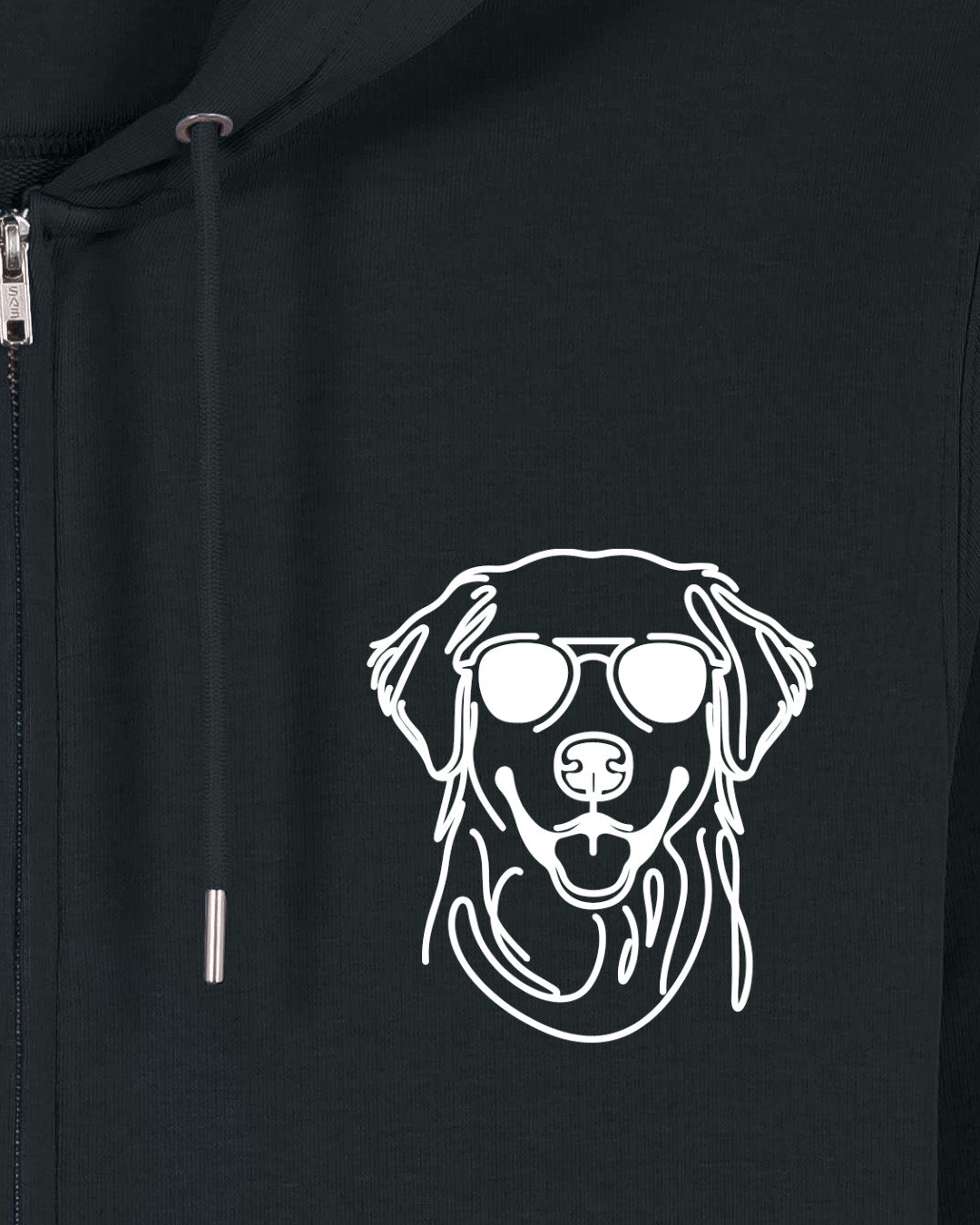 Line Art - Cooler Golden Retriever - Motiv