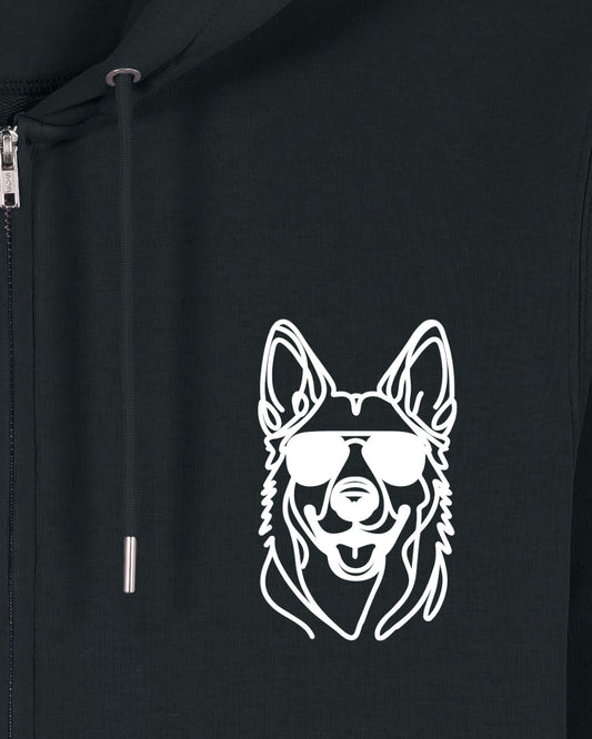 Line Art - Cooler Holländischer Schäferhund - Motiv