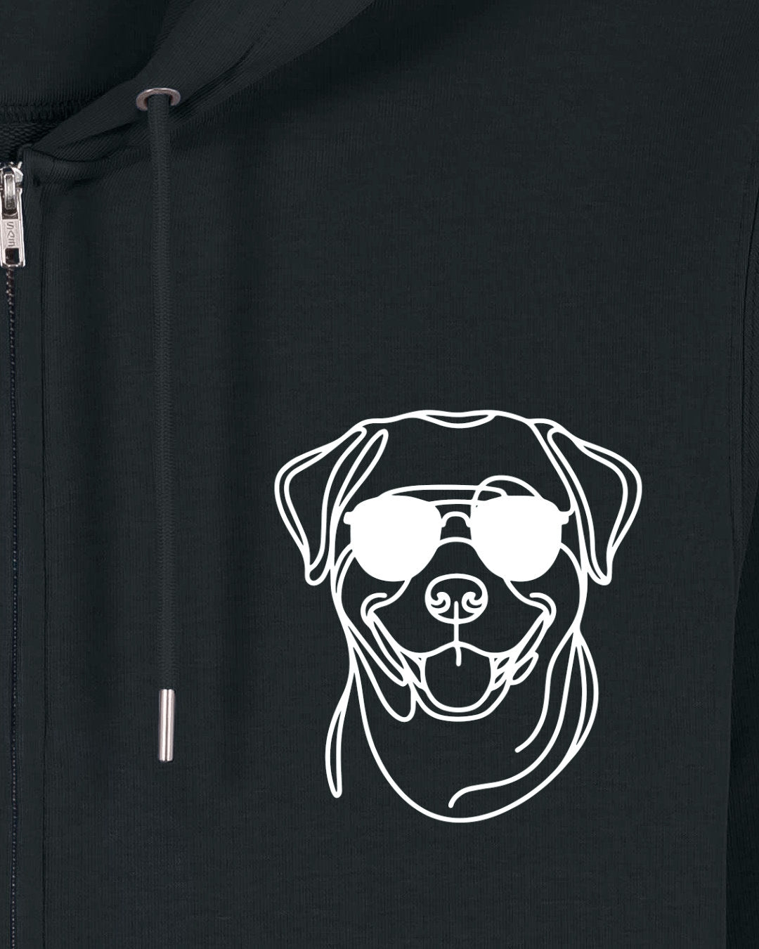 Line Art - Cooler Rottweiler - Motiv