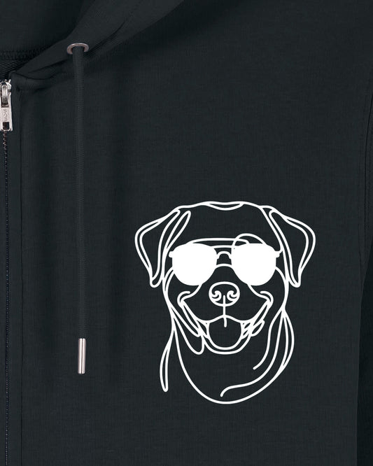 Line Art - Cooler Rottweiler - Motiv