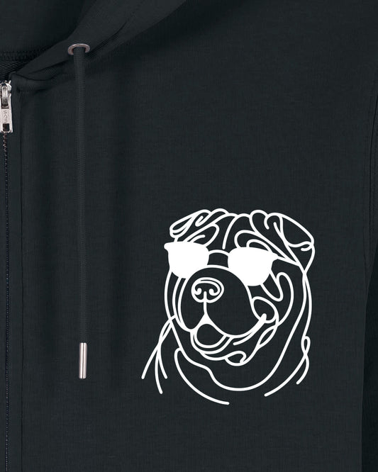 Line Art - Cooler Shar-Pei - Motiv