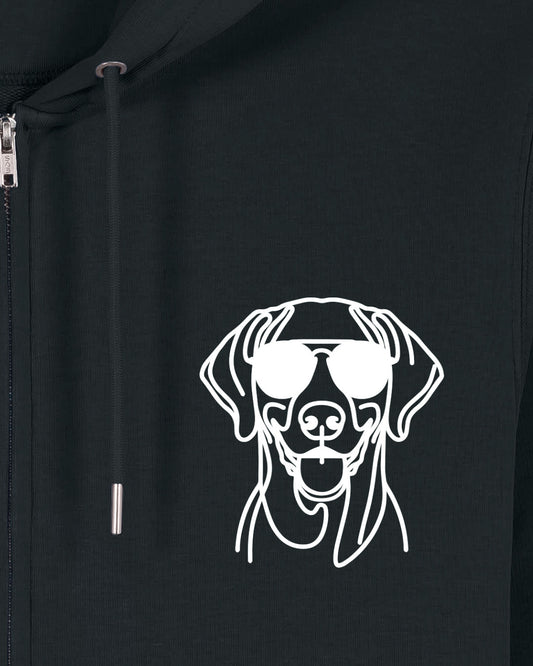 Line Art - Cooler Weimaraner - Motiv