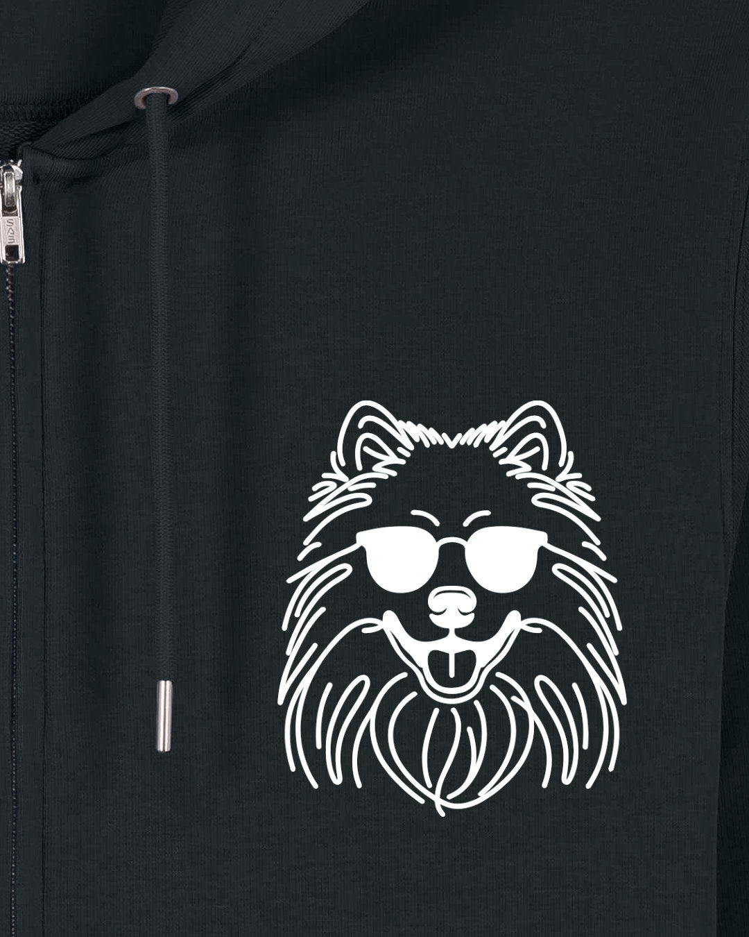 Line Art - Cooler Wolfsspitz - Motiv