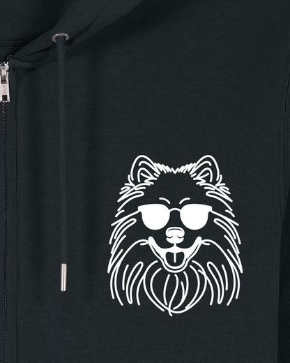 Line Art - Cooler Wolfsspitz - Motiv