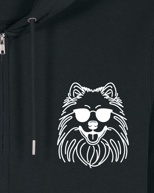 Line Art - Cooler Wolfsspitz - Motiv